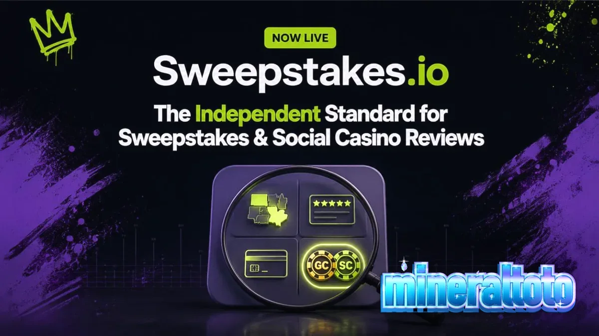 Tampilan antarmuka platform perbandingan kasino sosial dan sweepstakes