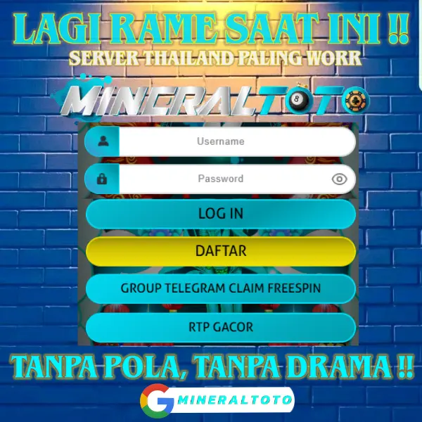 MINERALTOTO Masuk Resmi 2026 Aplikasi